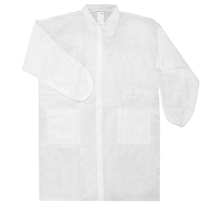 Picture of LABORATORY GOWN WHITE  LARGE RAYS