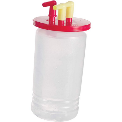 Picture of SINGLE SUCTION VASE 1LT WITH RED CAP