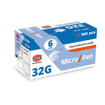 Picture of Βελόνα για πένα Ινσουλίνης Micropen 32Gx6mm