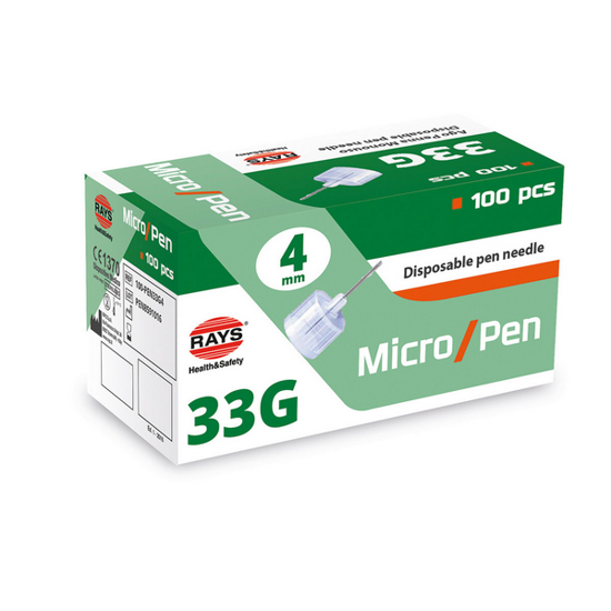 Picture of Βελόνα για πένα Ινσουλίνης Micropen 33Gx4mm