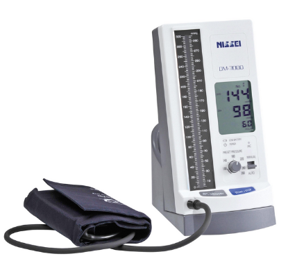 Picture of AUTOMATIC DIGITAL BLOOD PRESSURE MONITOR AND MANUAL DM-3000 NISSEI JAPAN