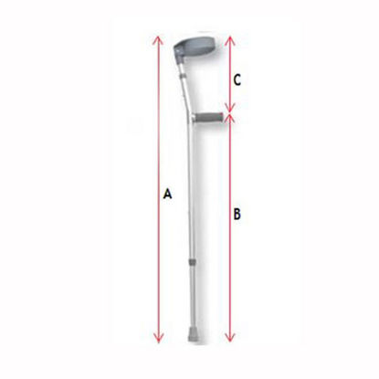 Picture of ELBOW CRUTCH WITH ADJUSTABLE HANDLE 0806104