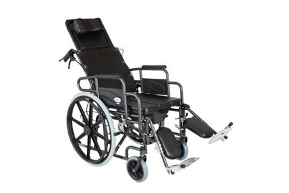 Picture of RECLINING WHEEL CHAIR WITH COMMODE 0806062