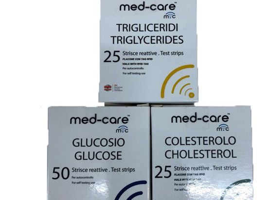Picture of Μed Care Glucose Test Strips Of 50Pcs Italy