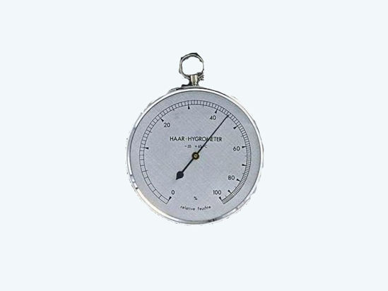 Picture of HYGROMETER SILVER 100mm REF 303700