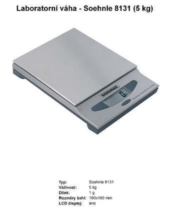 Picture of DIGITAL PRECISION SCALE 5KG  8131.01 SOEHNLE