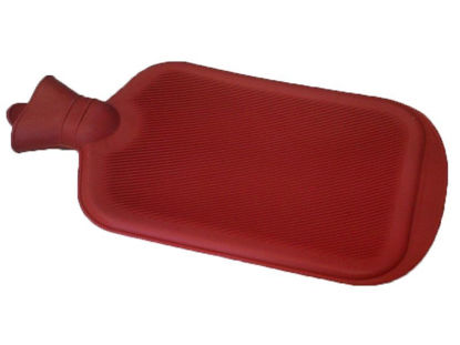 Picture of HOT WATER BOTTLE LΑΤΕΧ FRΕΕ, 2LΤ, 2 SΙDΕ RΙΒΒΕD CΟΝVΕΝΤΙΟΝΑL