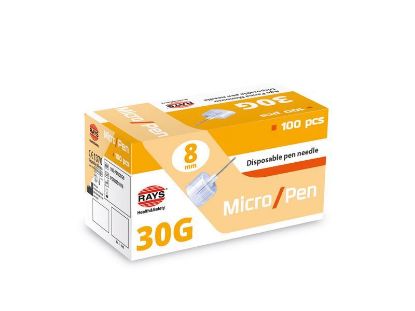 Picture of NEEDLES FOR INSULIN PEN 30GX8MM ΜΙCRΟΡΕΝ