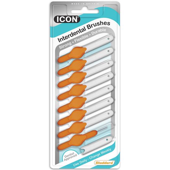 Picture of STODDARD INTERDENTAL BRUSHES Size 1 - 0.45mm - ORANGE (8)