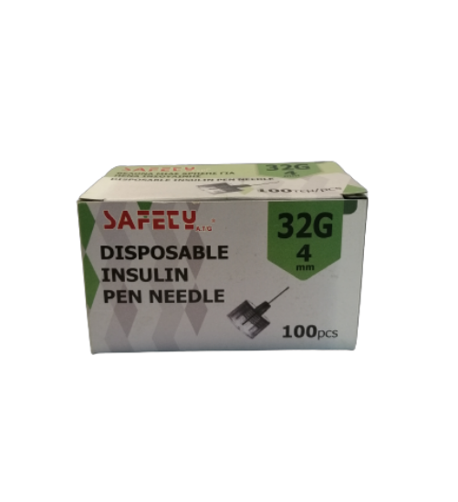 Picture of Βελόνα για πένα Ινσουλίνης 4 mm x 32G SAFETY A.T./G 