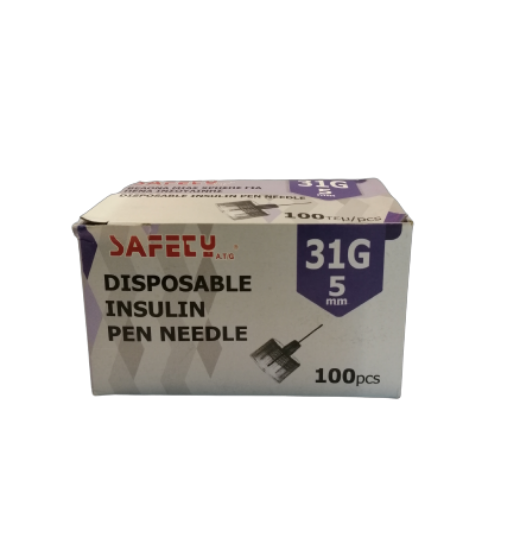 Picture of Βελόνα για πένα Ινσουλίνης 5 mm x 31G SAFETY A.T./G 