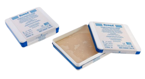 Picture of Romed paraffine gauze, 10x10cm, sterile